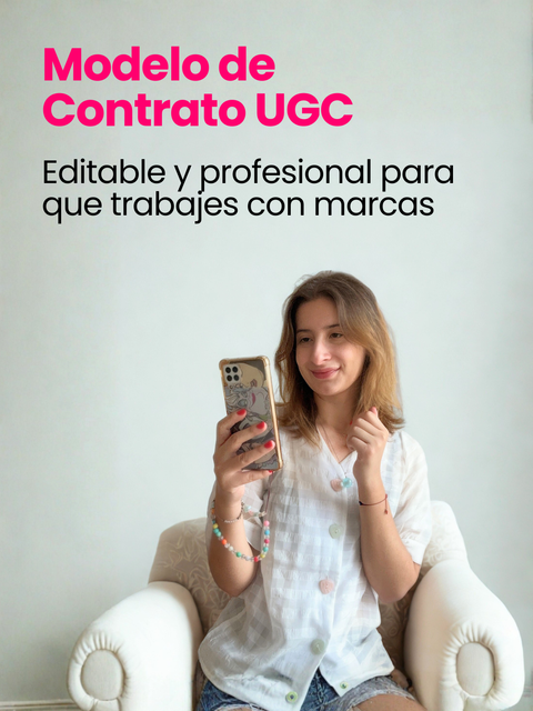 Modelo Contrato Editable UGC