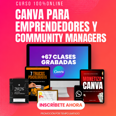 Canva para Emprendedores y Community Managers