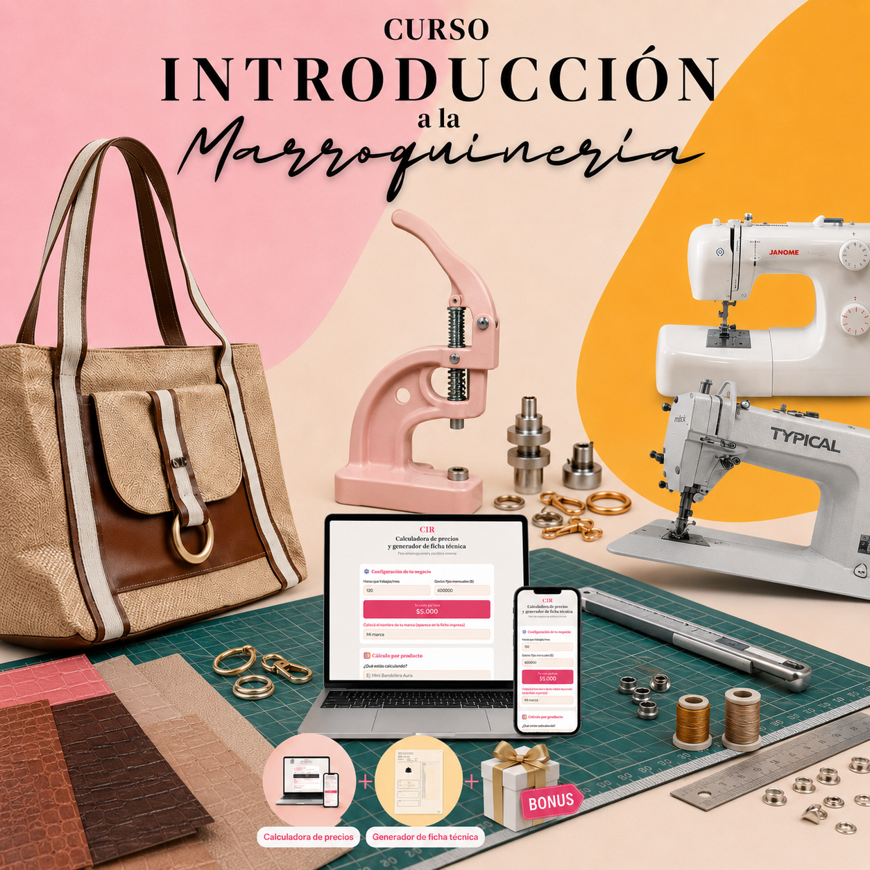 Curso Introducción a la Marroquinería