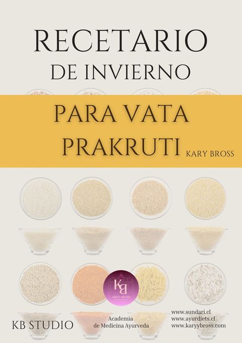 Recetario : Vata en Invierno 2025 