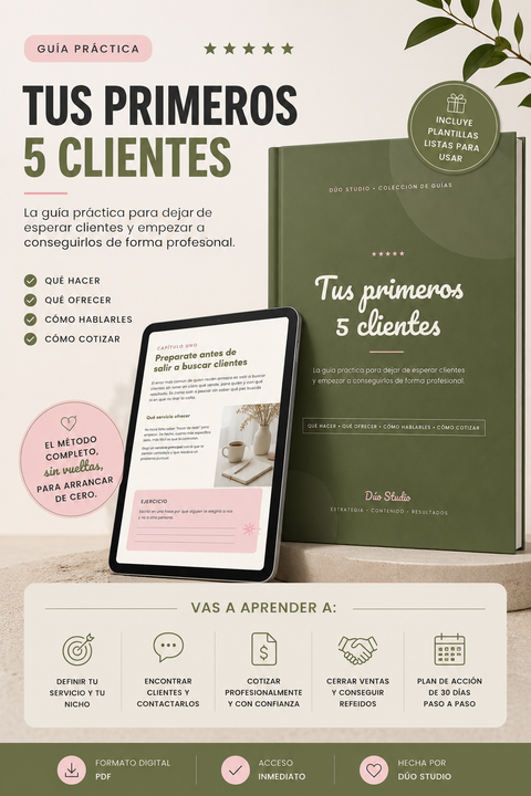 Guía: Tus Primeros 5 Clientes