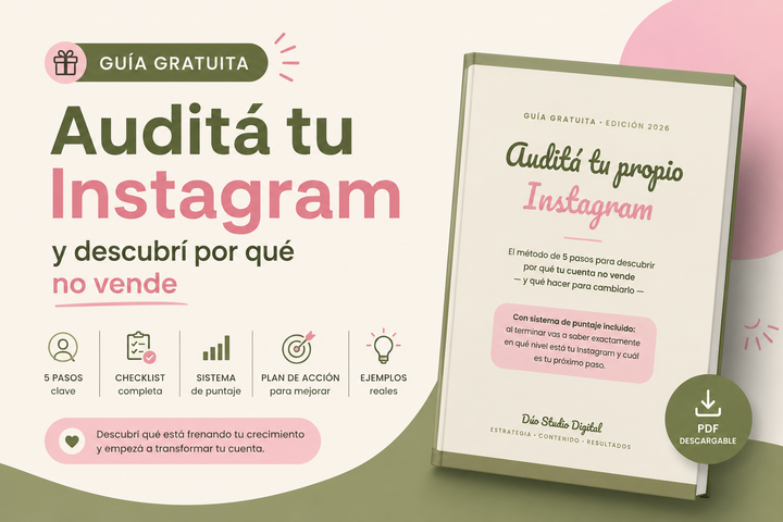 Guía Gratuita | Auditá tu Instagram y descubrí por qué no vende