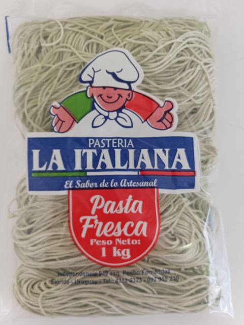 Tallarines a la Espinaca x 1 kg