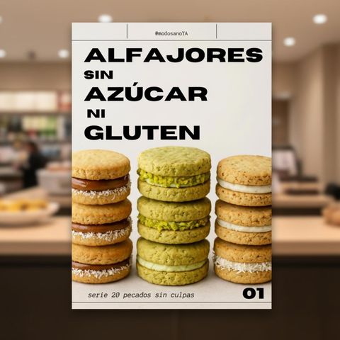 Alfajores sin azucar ni gluten - 20 recetas