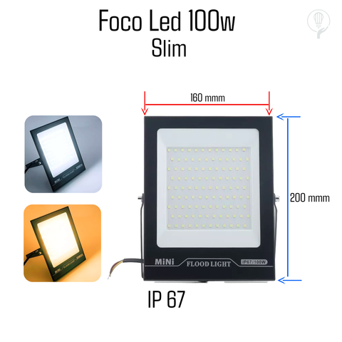 Foco Proyector Mini 100 w