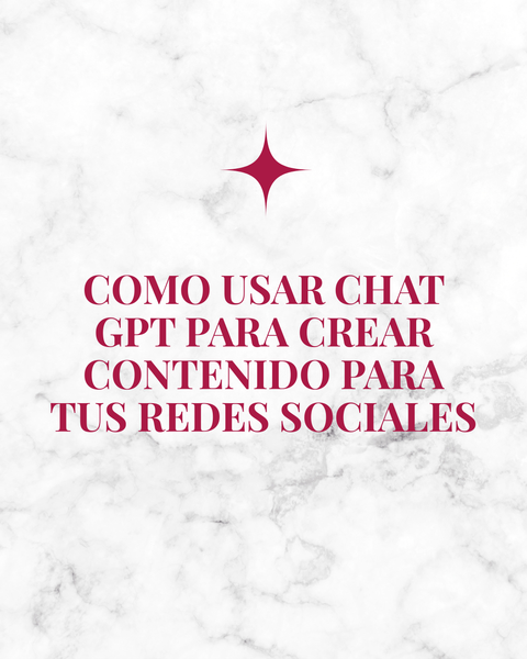 Como usar ChatGPT para crear contenido para tus redes