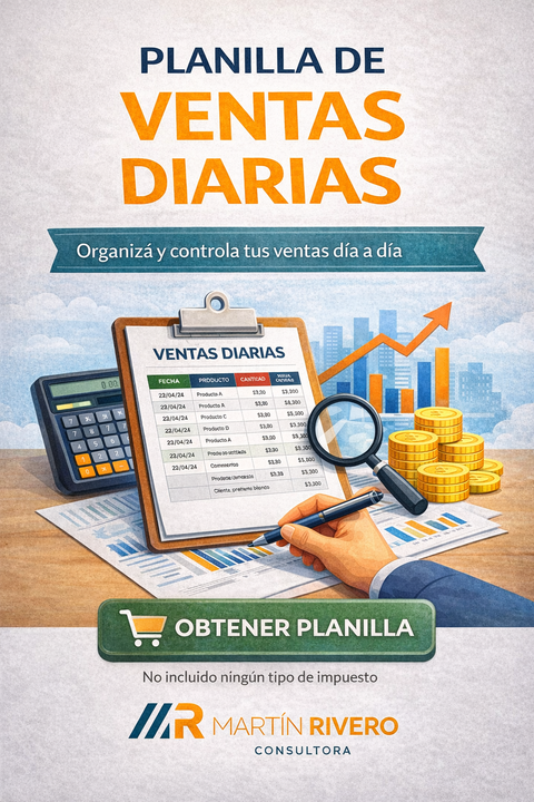 Planilla de Ventas Diarias 