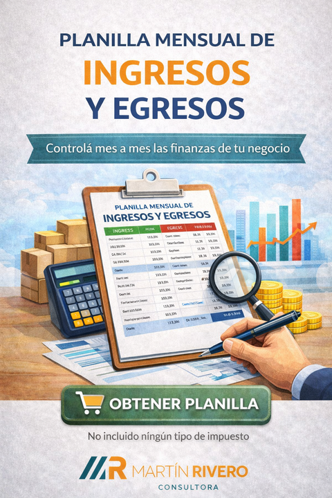 Planilla Mensual de Ingresos y Egresos 