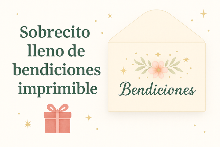 Sobrecito de Bendiciones 