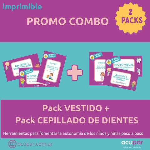 COMBO Pack VESTIDO + Pack CEPILLADO DE DIENTES