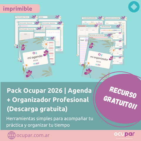 Combo agenda + organizador floral 2026