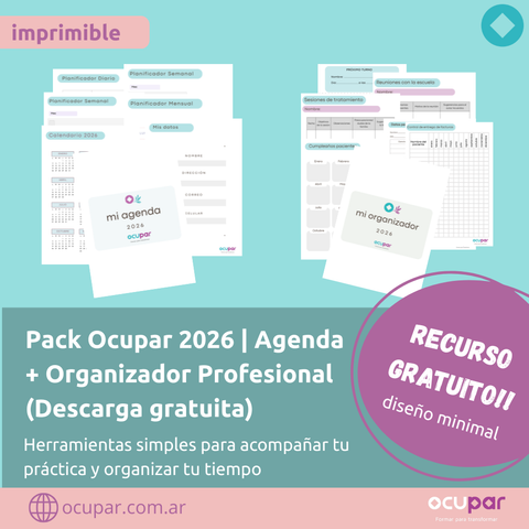 Combo agenda + organizador minimal 2026