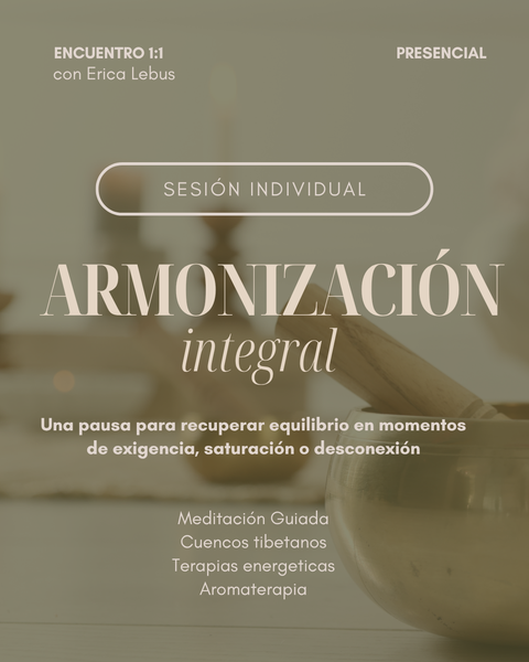 Sesión Armonización Integral