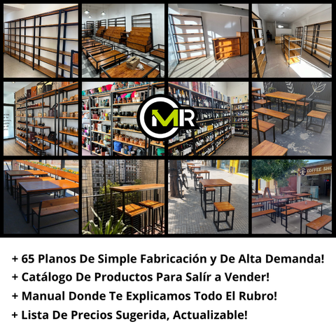 Curso Completo Guía Muebles Industriales Para Negocios Comerciales y Gastronómicos.