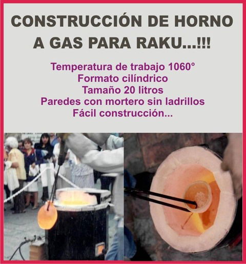 Construcción de horno a gas para Raku