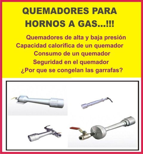 Quemadores para hornos a gas