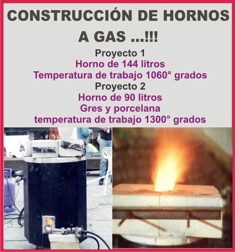 Construcción de hornos a gas