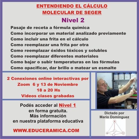 Entendiendo el calculo molecular de Seger : Nivel 2