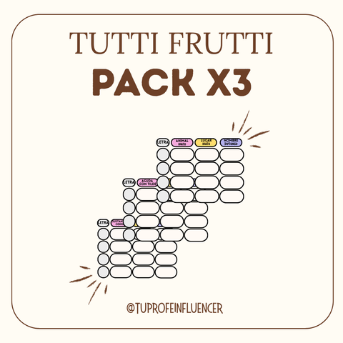 TUTTI FRUTTI x3