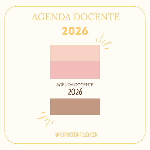AGENDA/CUADERNO docente 2026