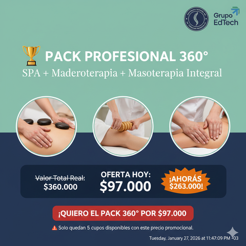 Tecnicas de spa + Maderoterapia + Masoterapia