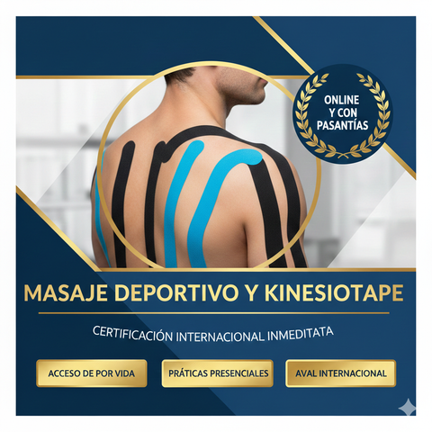 Masaje deportivo y kinesiotape