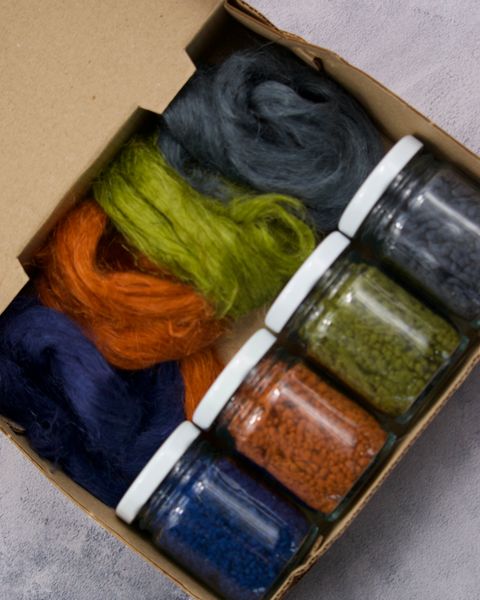 KIT DE FIBRAS PARA FIELTRO