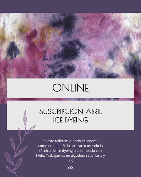 TALLER DE ICE DYEING