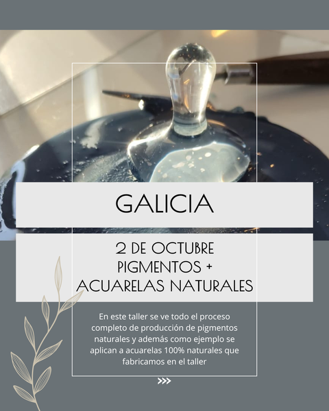 GALICIA / SEÑA TALLER DE PIGMENTOS NATURALES 