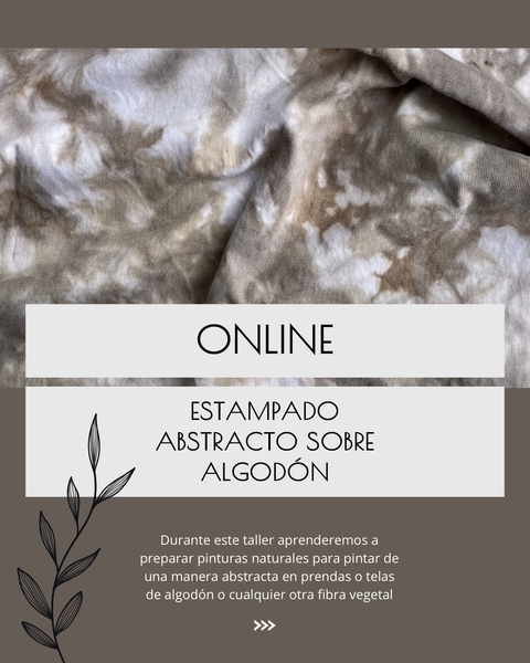 ESTAMPADO ABSTRACTO EN ALGÓDÓN