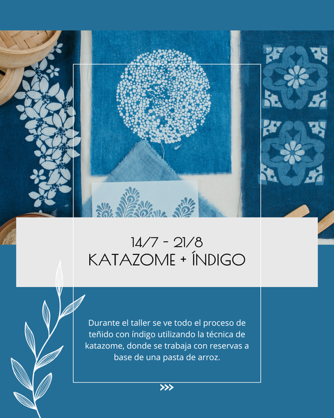 TALLER DE ÍNDIGO + KATAZOME