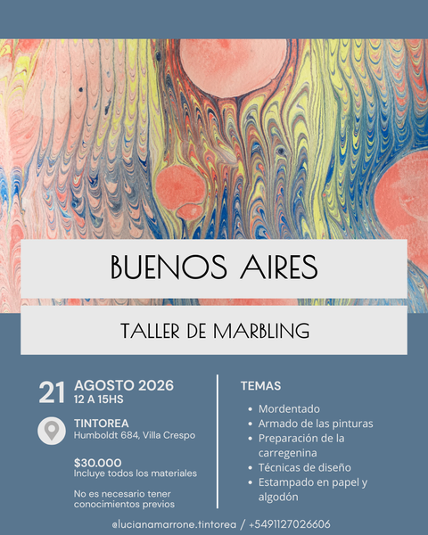 TALLER DE MARBLING