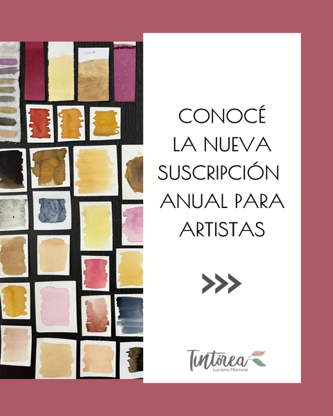 SUSCRIPCIÓN ANUAL DE MATERIALES ARTÍSTÍCOS NATURALES