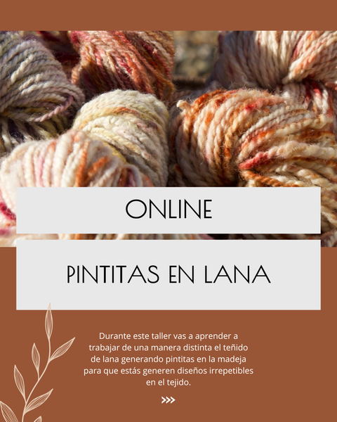 PRE-VENTA / TALLER DE PINTITAS EN LANA