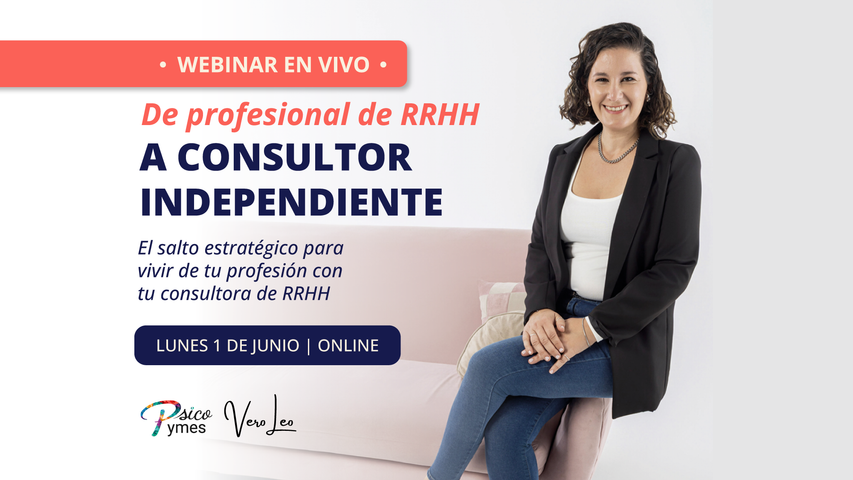 2Webinar: De profesional de RRHH a Consultor independiente: El salto estratégico para vivir de tu profesión