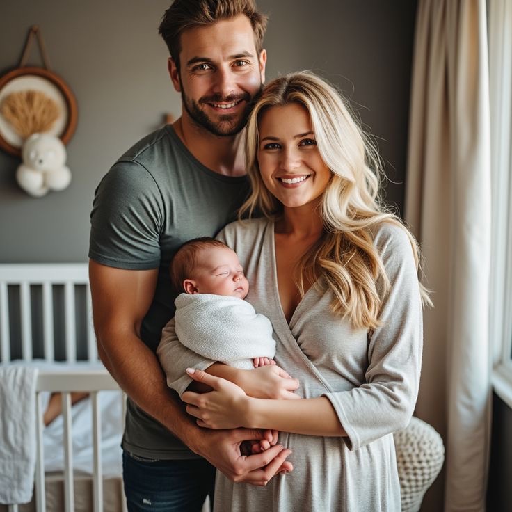 Flor y nico, papás de Tomás.
