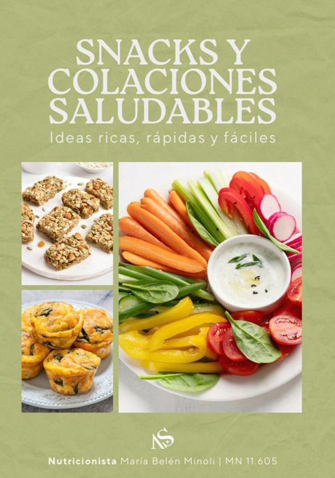 Recetario de Snacks y Colaciones Saludables