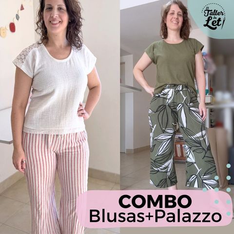 Combo Blusas+Palazzo