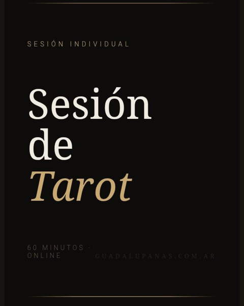 Sesión de Tarot por VIDEOLLAMADA 60 minutos