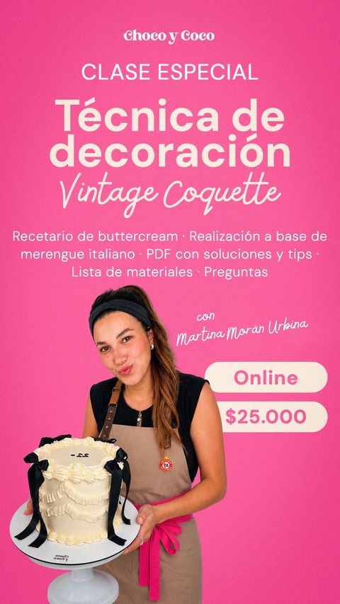 CLASE ONLINE - Tecnica de decoracion vintage coquette