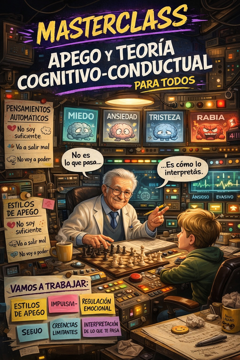  MasterClass: No SOS tu apego ¿Cómo dejar de repetir lo que ya entendes? 