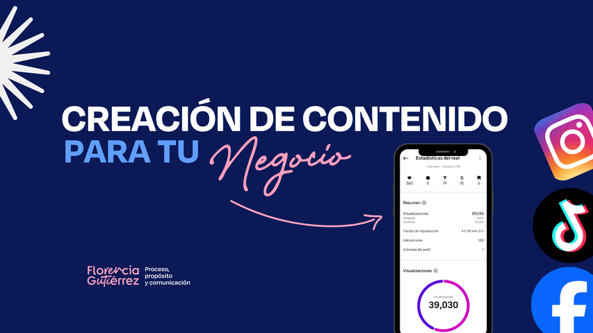 CREACIÓN DE CONTENIDO PARA TU NEGOCIO  