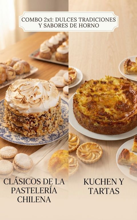  E-book Pastelería Chilena+ E-book Kuchen y Tartas 