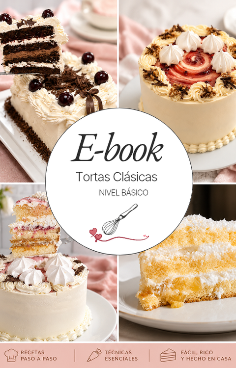 E-book de Tortas Clásicas Nivel Básico