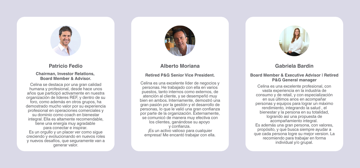 Testimonios