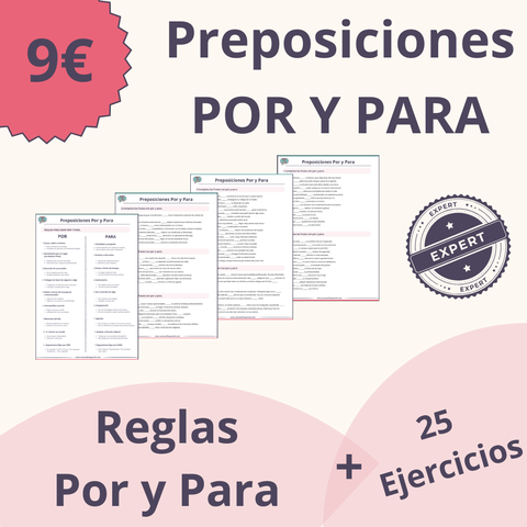 Preposiciones Por y Para + 25 Ejercicios