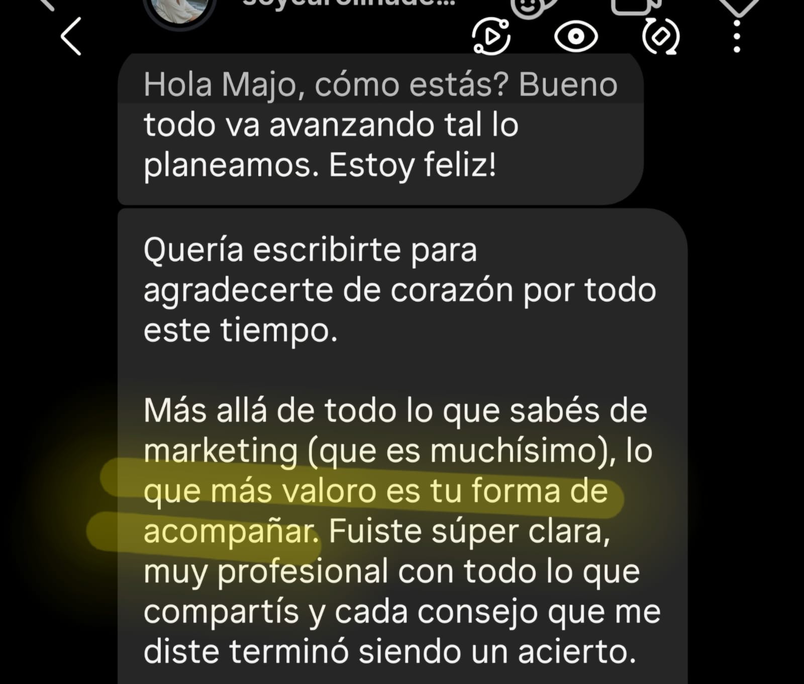 Testimonio real
