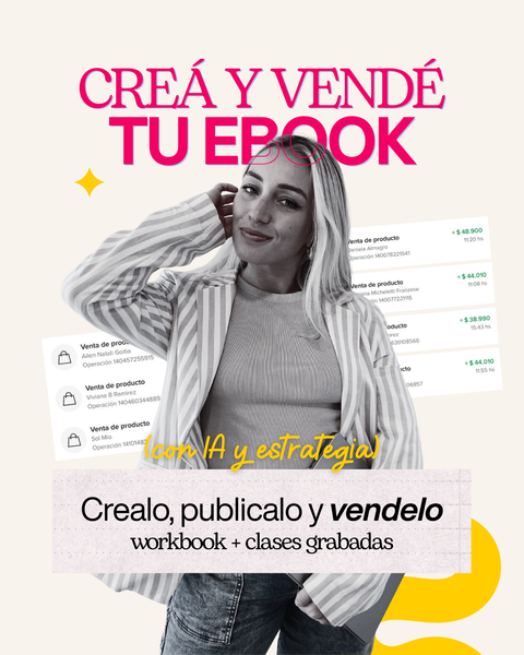 Crea y vendé tu primer ebook con IA