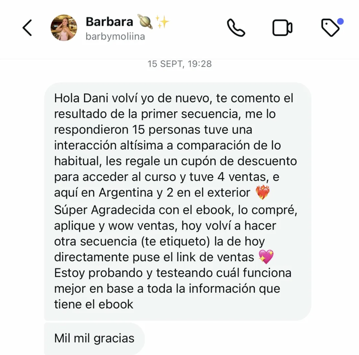 Testimonio Bárbara