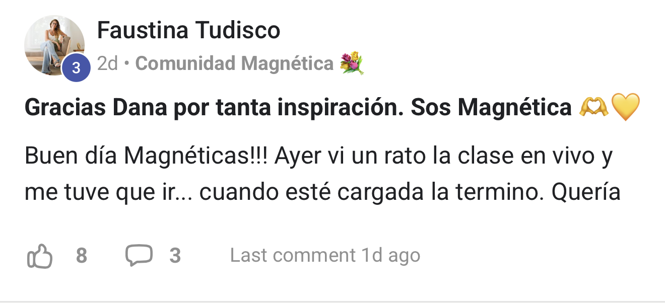 Testimonio de Faustina Tudisco